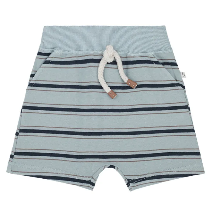 1+ In The Family Baby And Child Jair Shorts Nantucket Blue Stripes