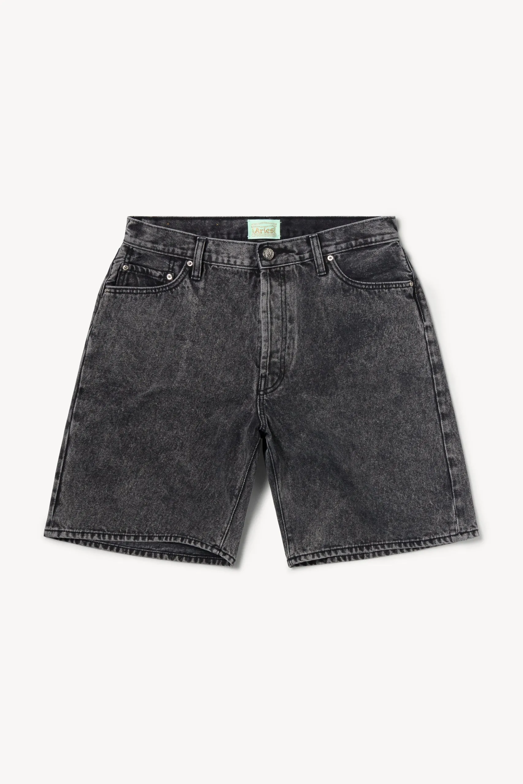 Acid Wash Denim Short