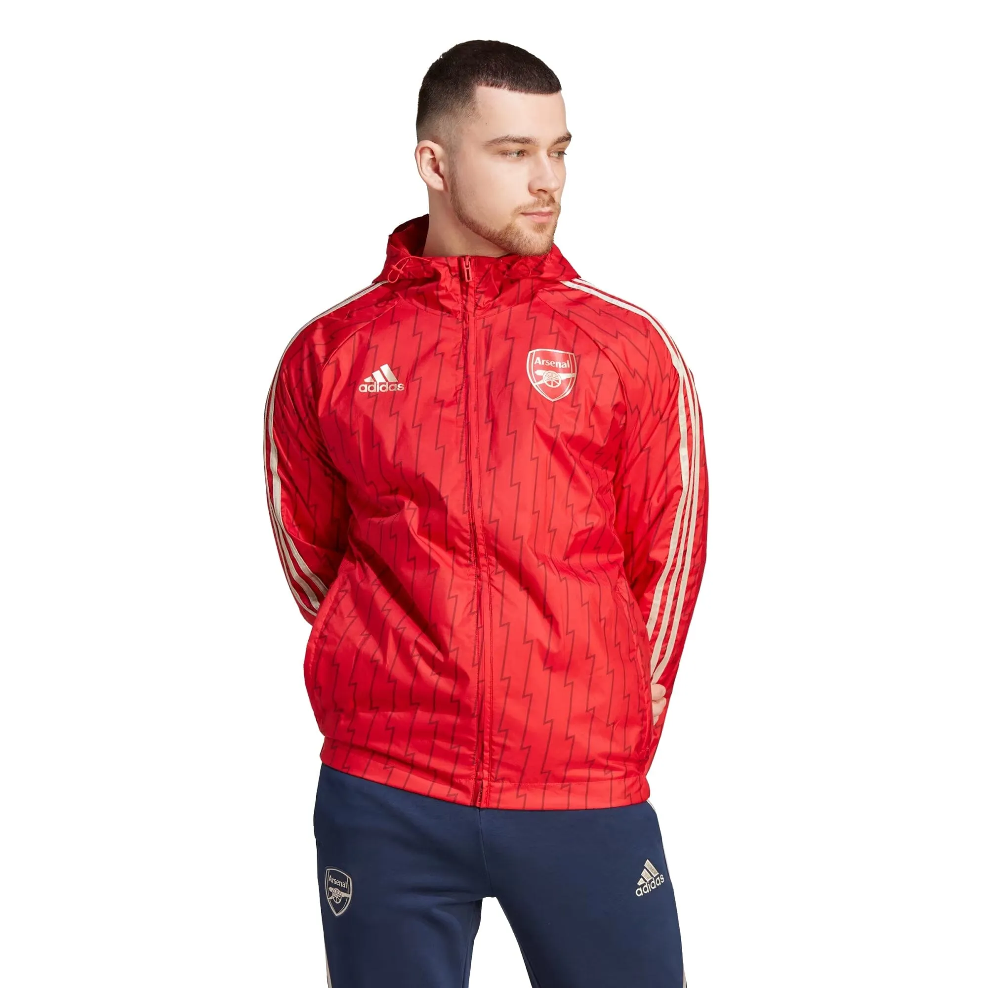 adidas Men's Arsenal FC 23/24 DNA Windbreaker | HZ2075