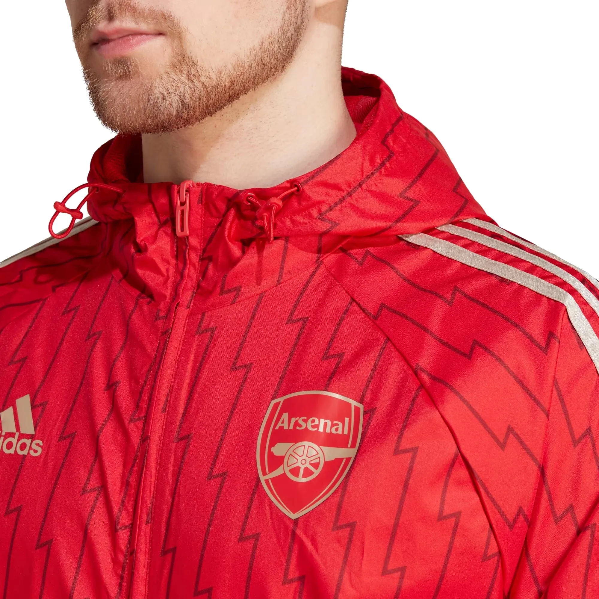 adidas Men's Arsenal FC 23/24 DNA Windbreaker | HZ2075