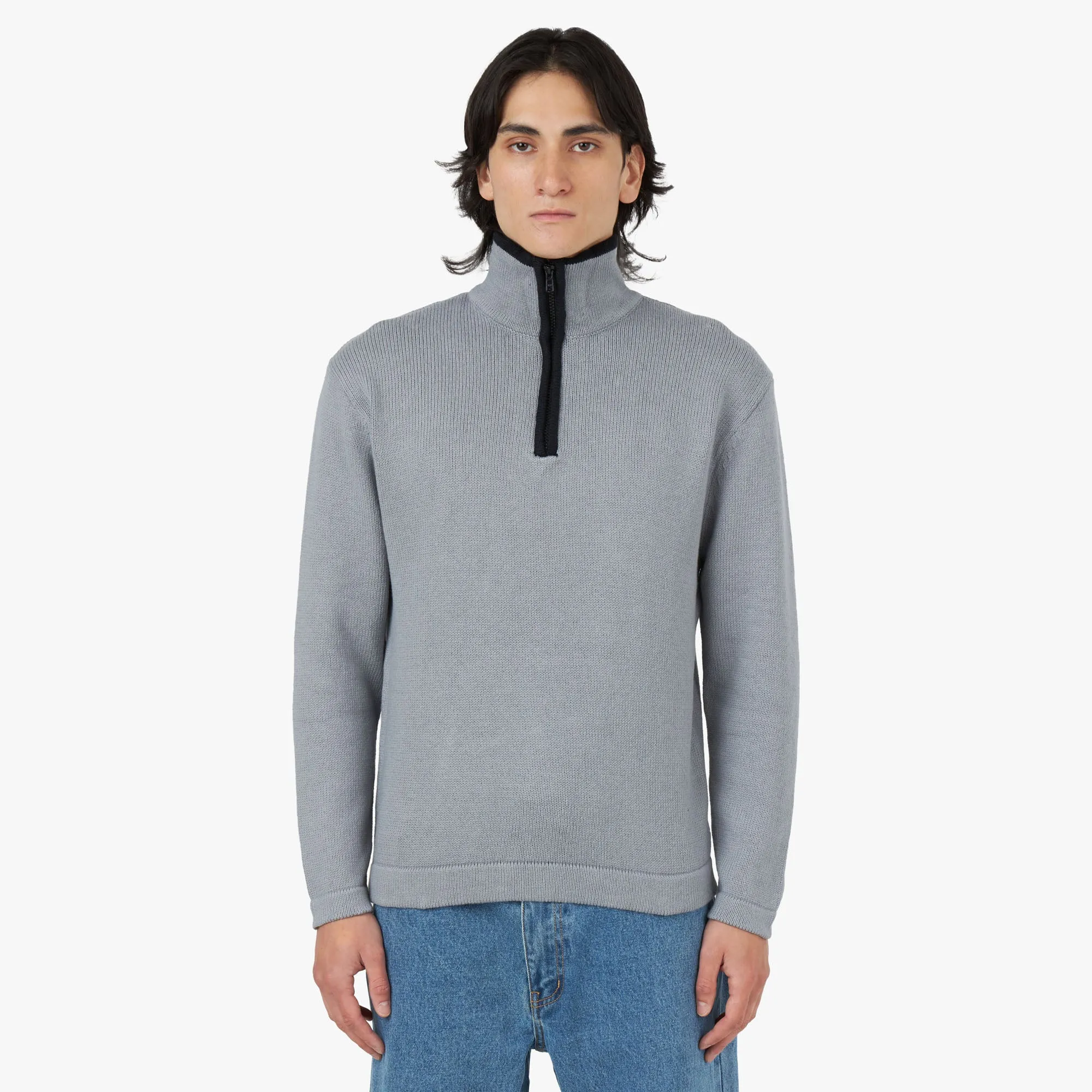 Adsum Funnel Neck Sweater / Stone