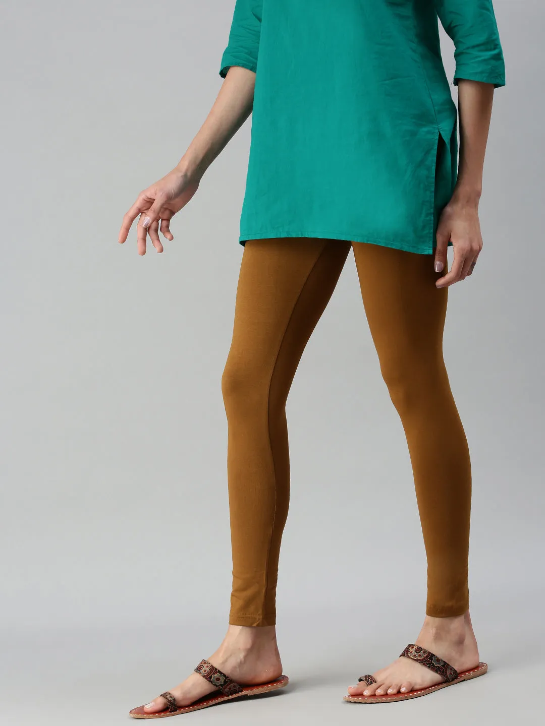 Ankle Length Leggings Cotton-Dung