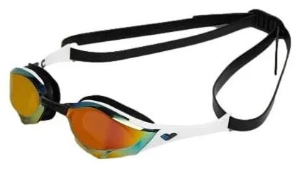 Arena Cobra Edge Swipe Mirror Glasses Yellow White Black