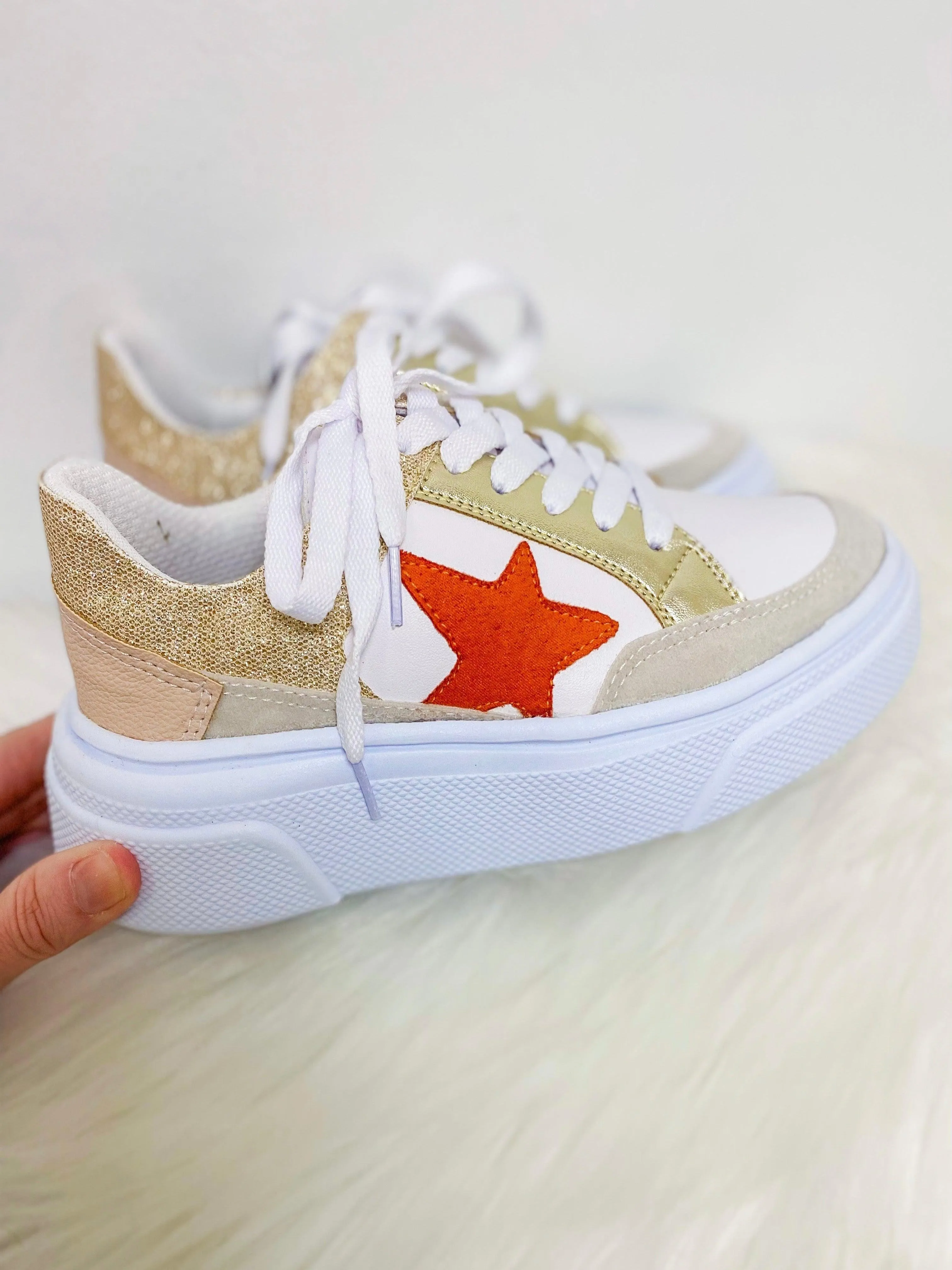 ARIANA SNEAKER-GOLD