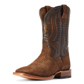 ARIAT CIRCUIT PAXTON ANTIQUE HIPPO PRINT - BOOT MENS WESTERN - 10042407