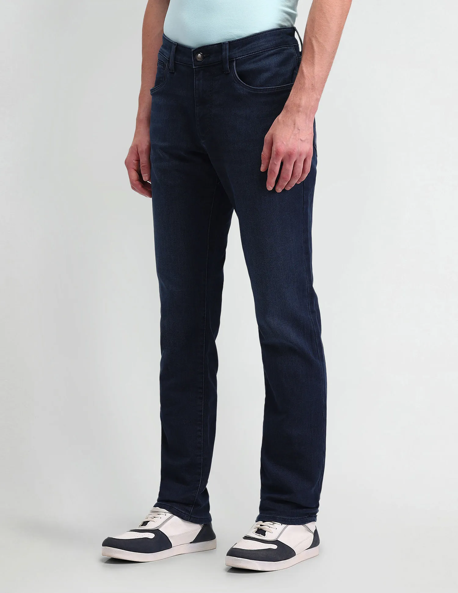 Arrow Sport Mid Rise Jameson Slim Fit Jeans