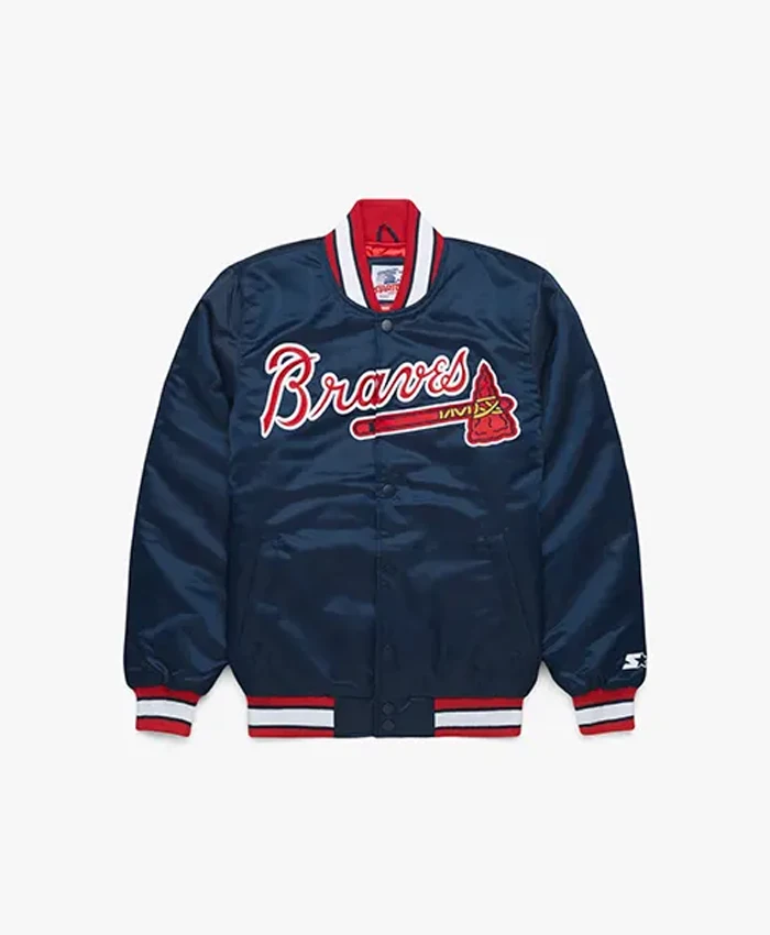 Atlanta Braves Satin Jacket - William Jacket