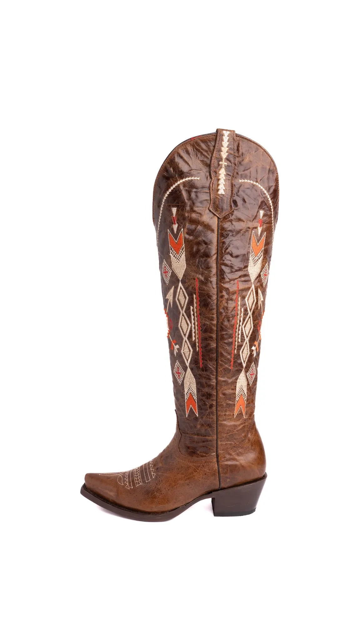 Azteck Edition Tall Snip Toe Cowgirl Boot FINAL SALE