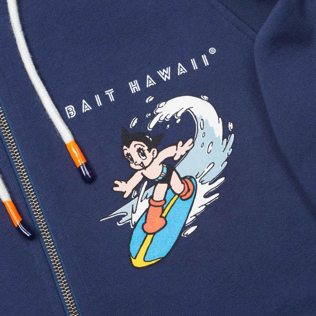 BAIT x Astro Boy Men Aloha Surf Zip Hoody (navy)