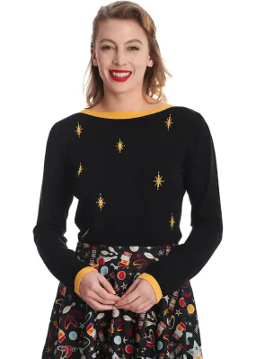 Banned Star Strike 40's Jumper Black Yellow