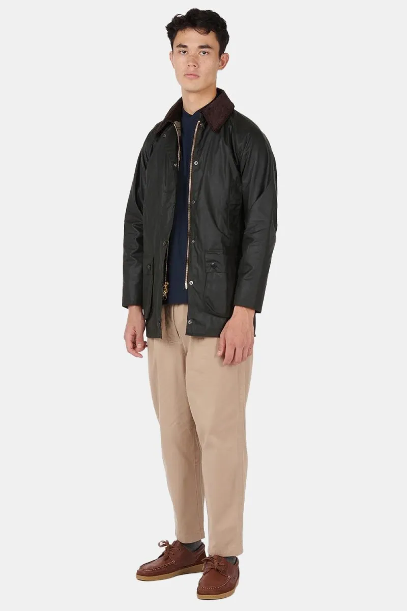 Barbour White Label SL Beaufort Waxed Cotton Jacket (Sage)