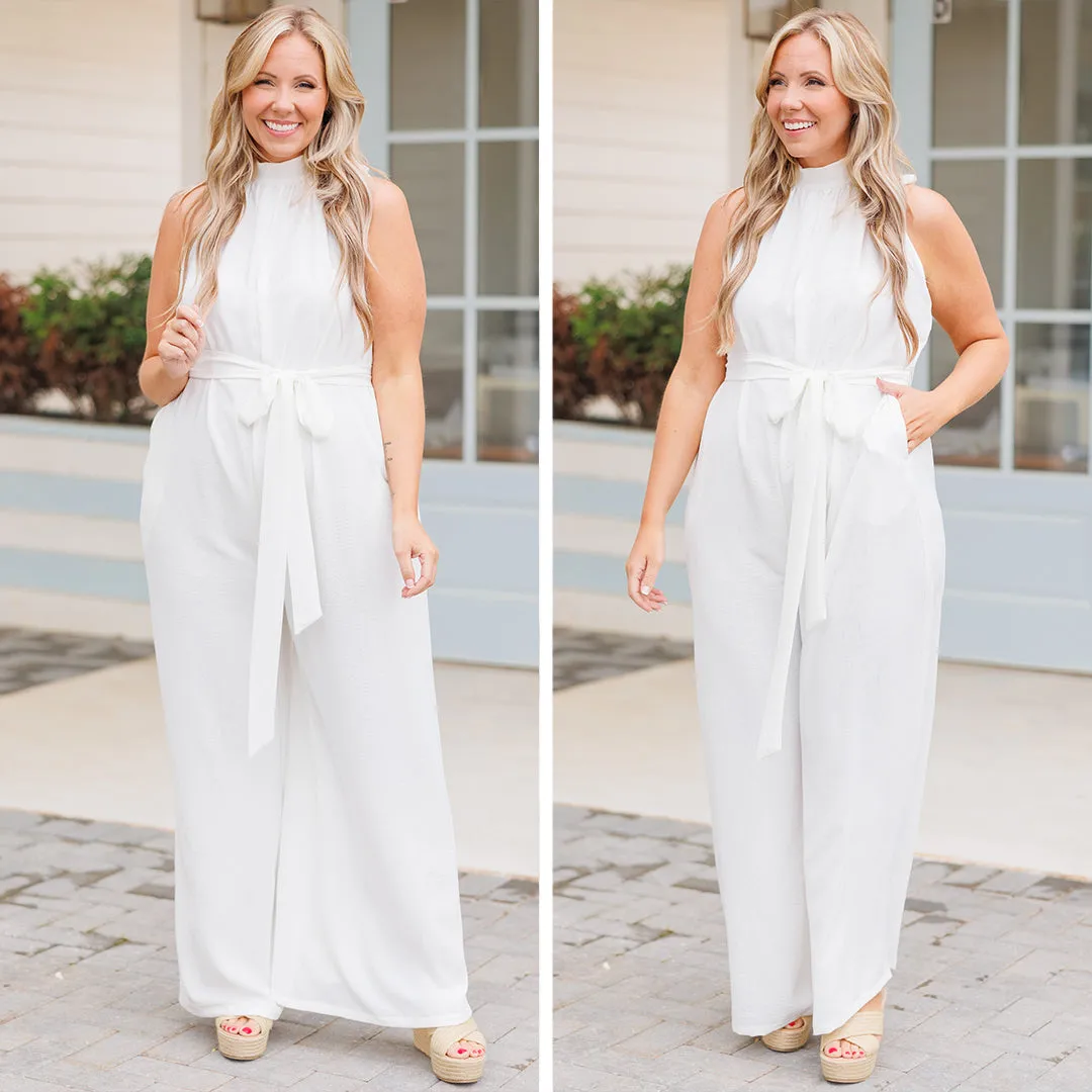 Beautiful Essence Jumpsuit, White