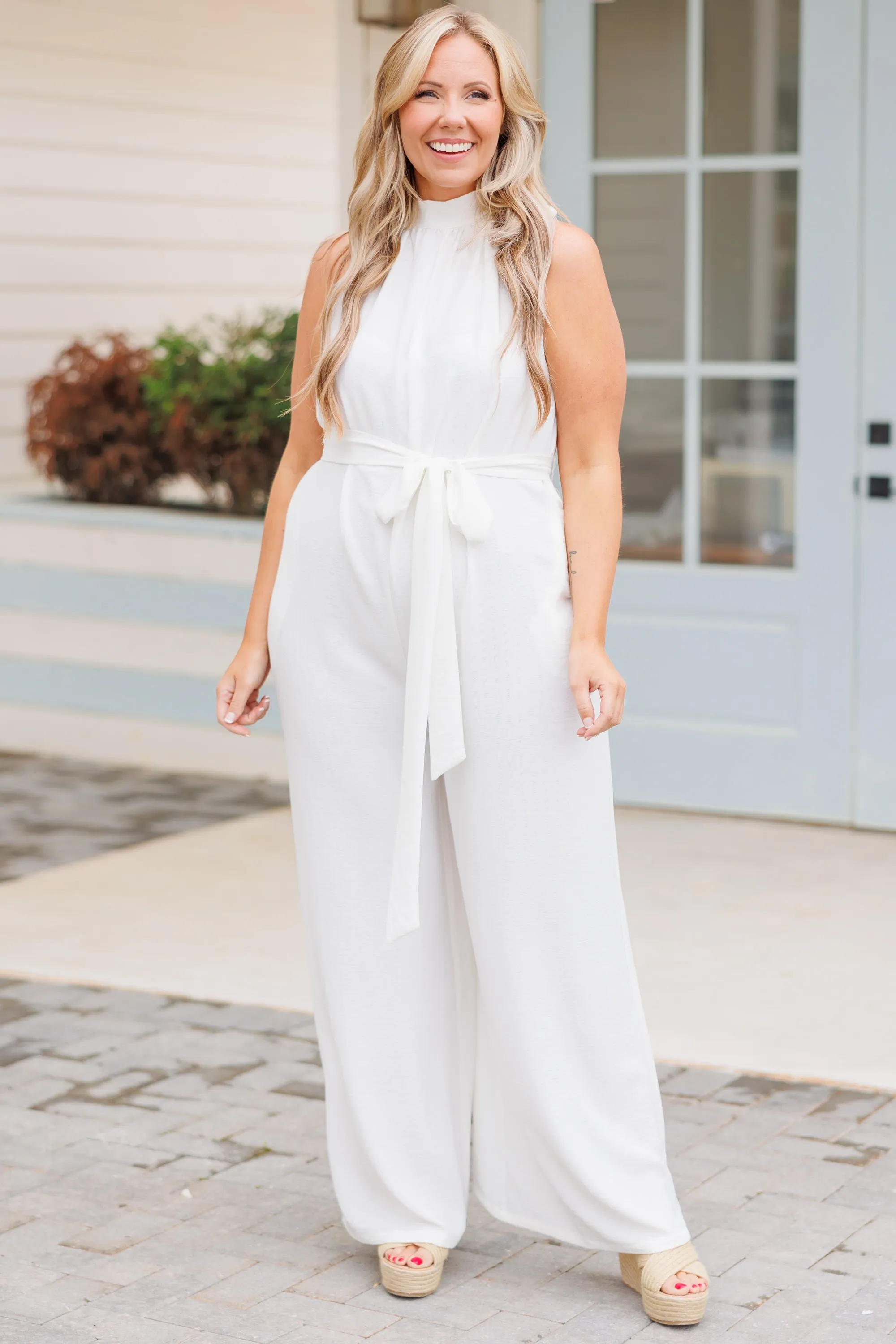 Beautiful Essence Jumpsuit, White