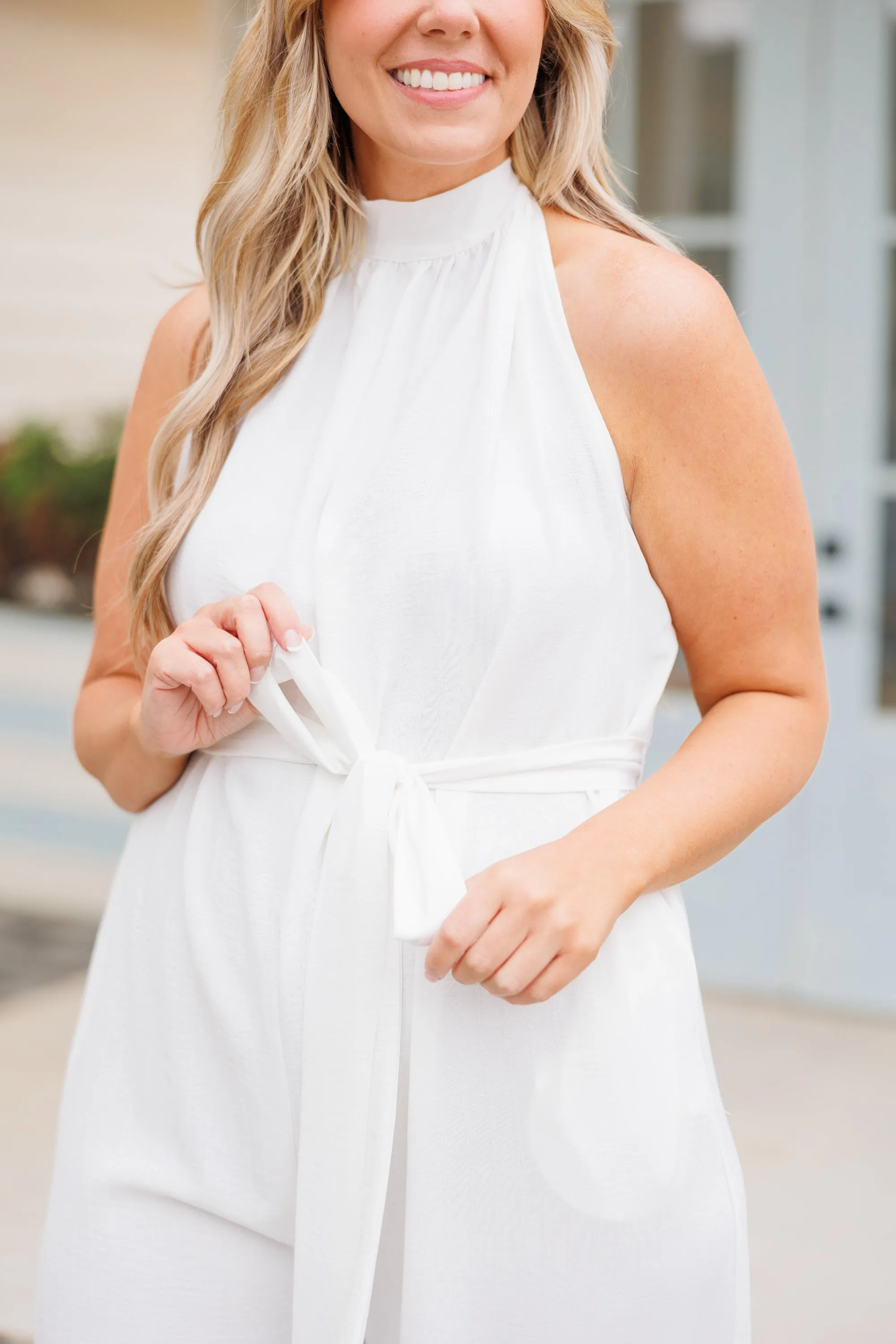 Beautiful Essence Jumpsuit, White