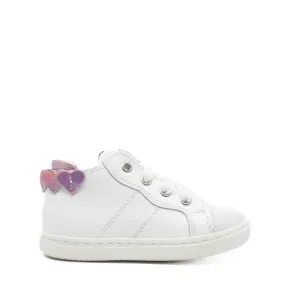 Beberlis White Hearts Sparkly Baby Sneaker