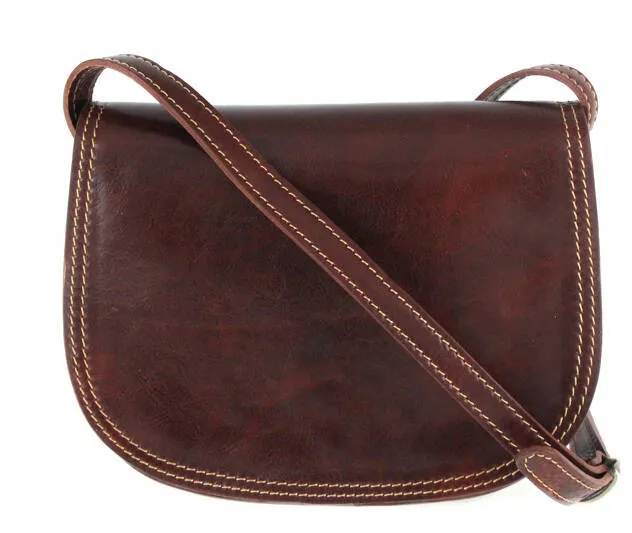 Brown calfskin bag enila