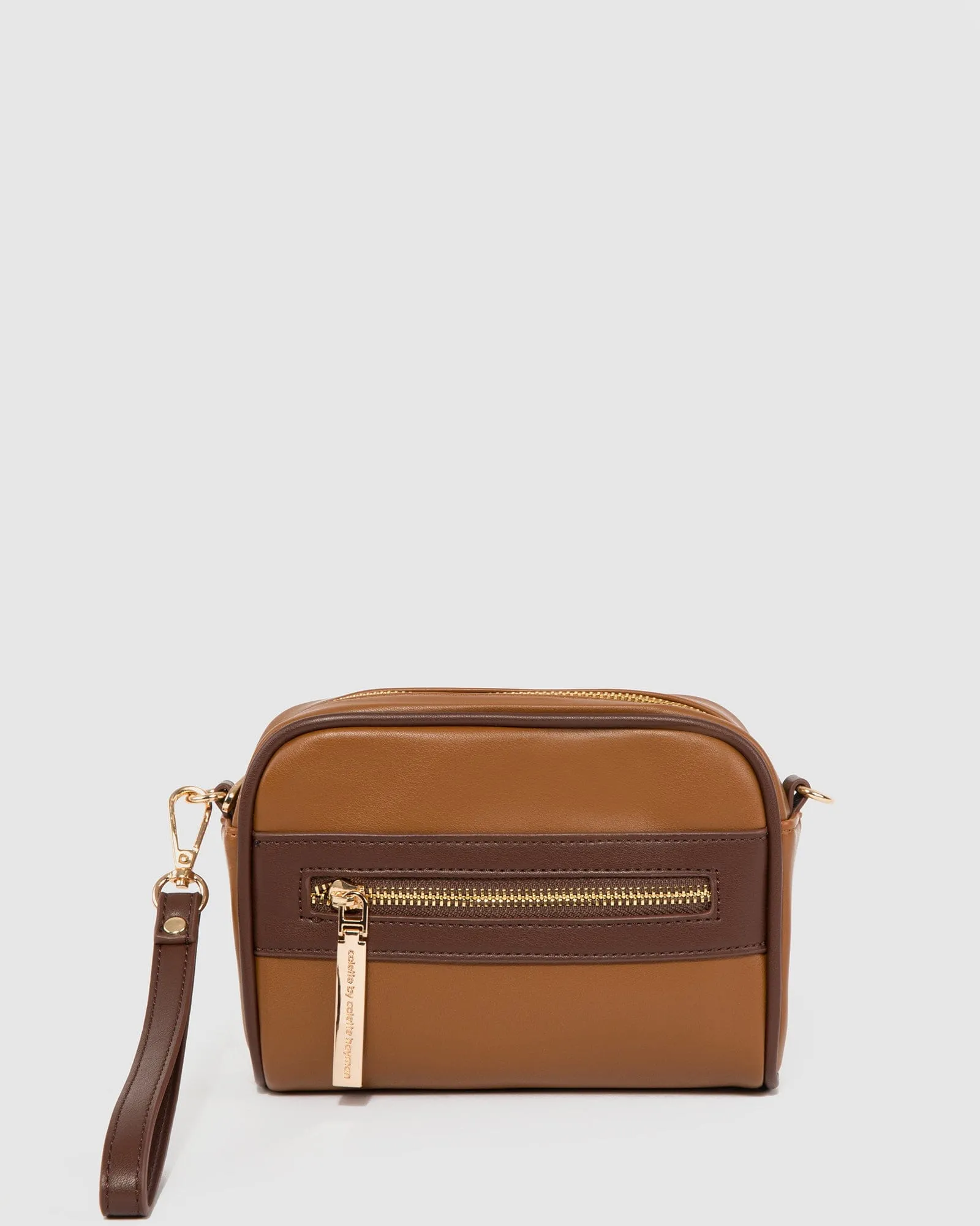 Brown Suri Panel Crossbody Bag