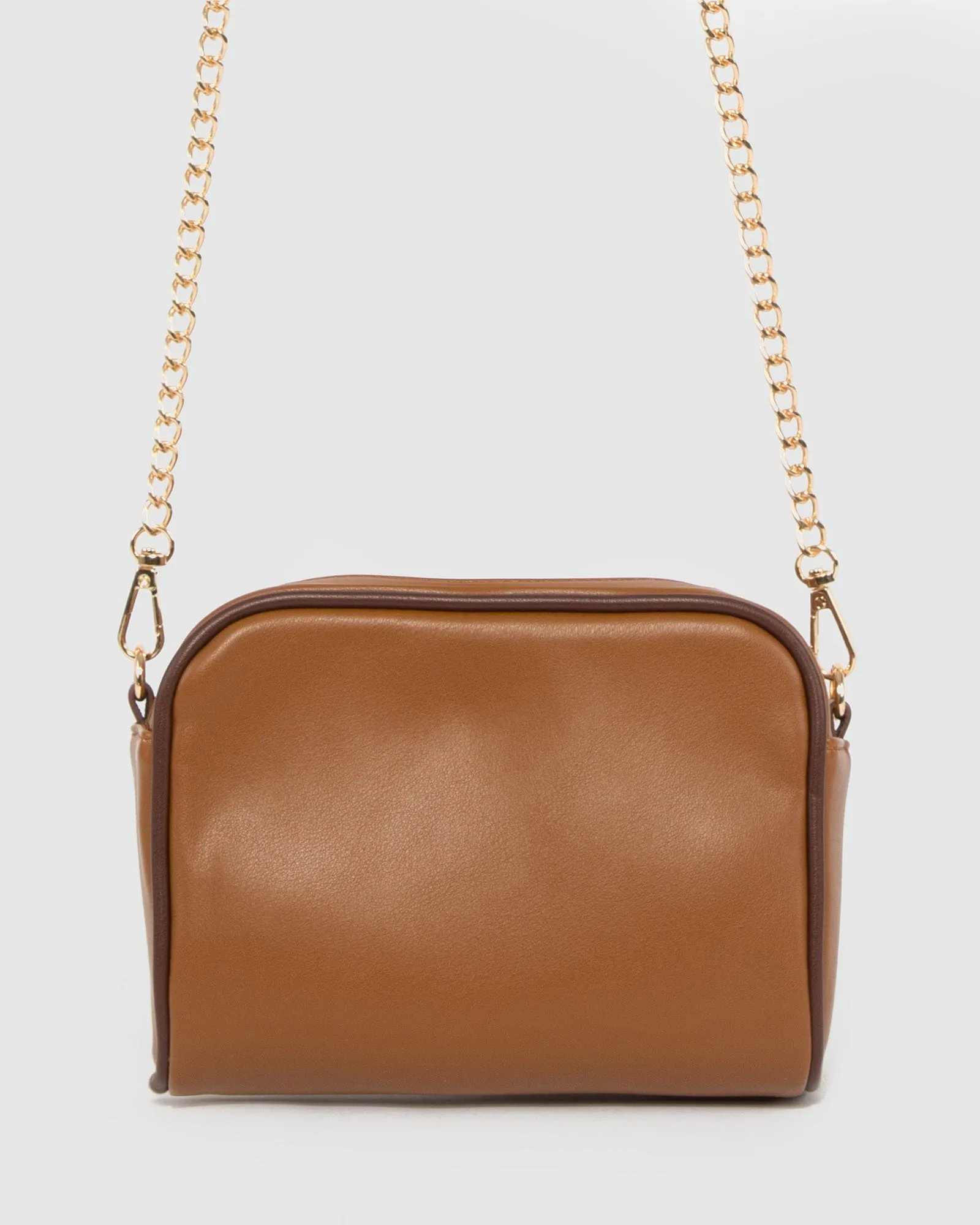 Brown Suri Panel Crossbody Bag