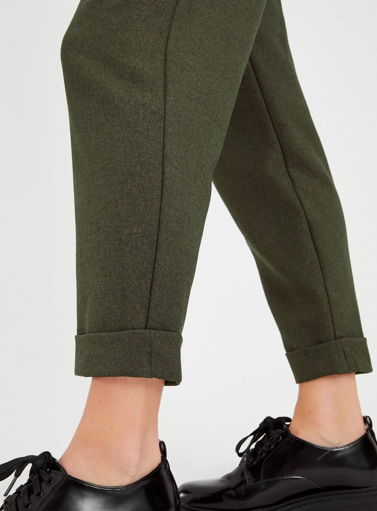 Buy Khaki Tapered Trousers 20L | Trousers | Tu