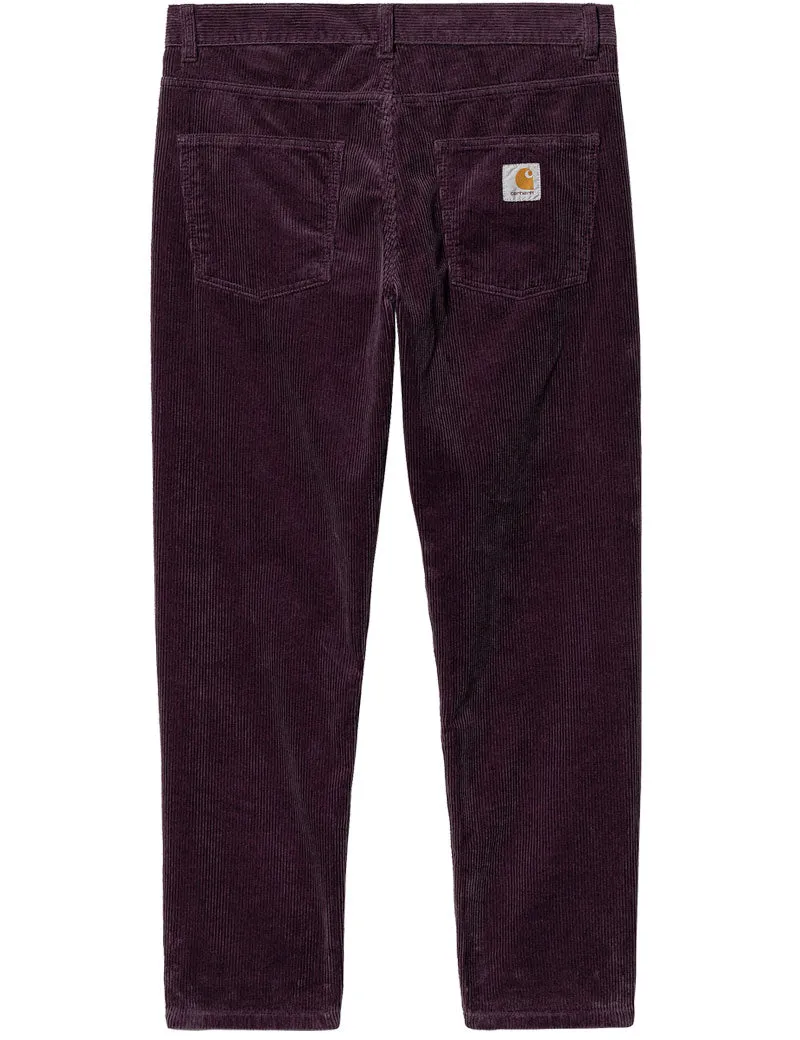 Carhartt Newel Pant Cord Dark Plum