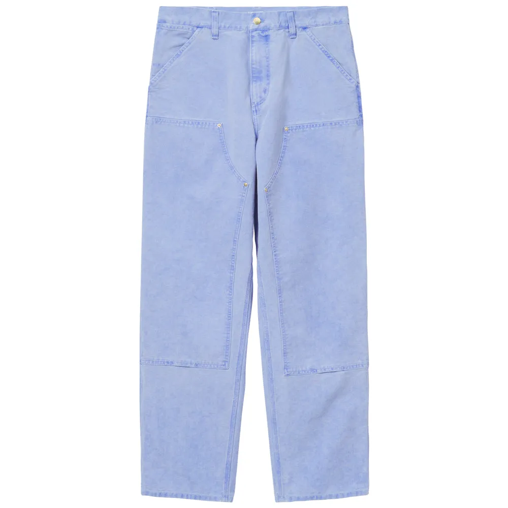 CARHARTT WIP DOUBLE KNEE PANT // ICE WATER (FADED) L32