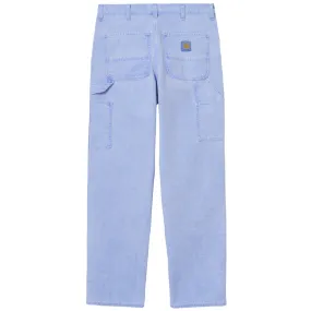 CARHARTT WIP DOUBLE KNEE PANT // ICE WATER (FADED) L32