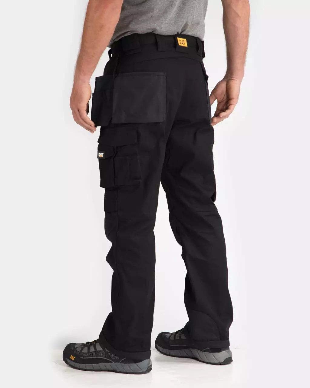 CAT Men's Trademark Work Pants in Black