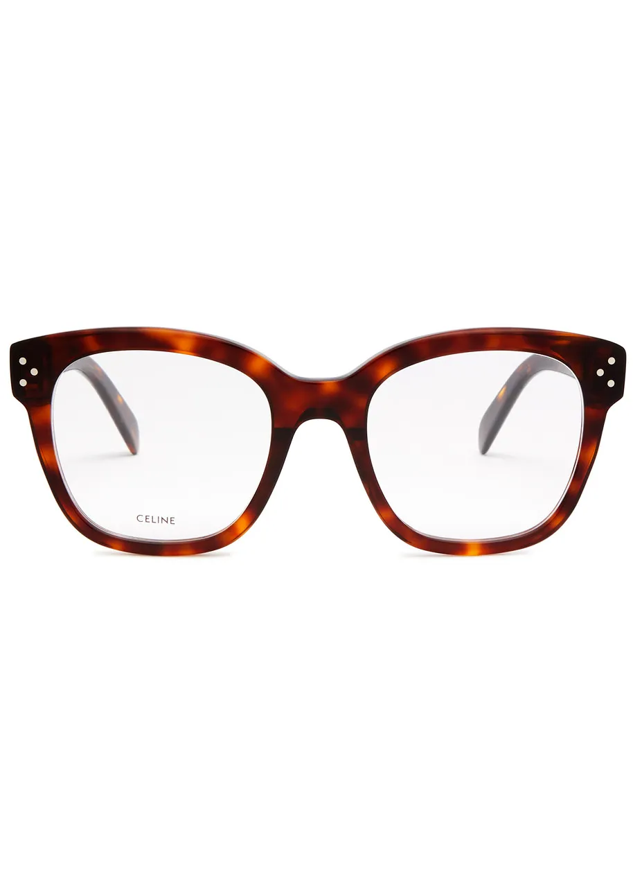 CELINE Square-frame optical glasses  -                         -                     -                