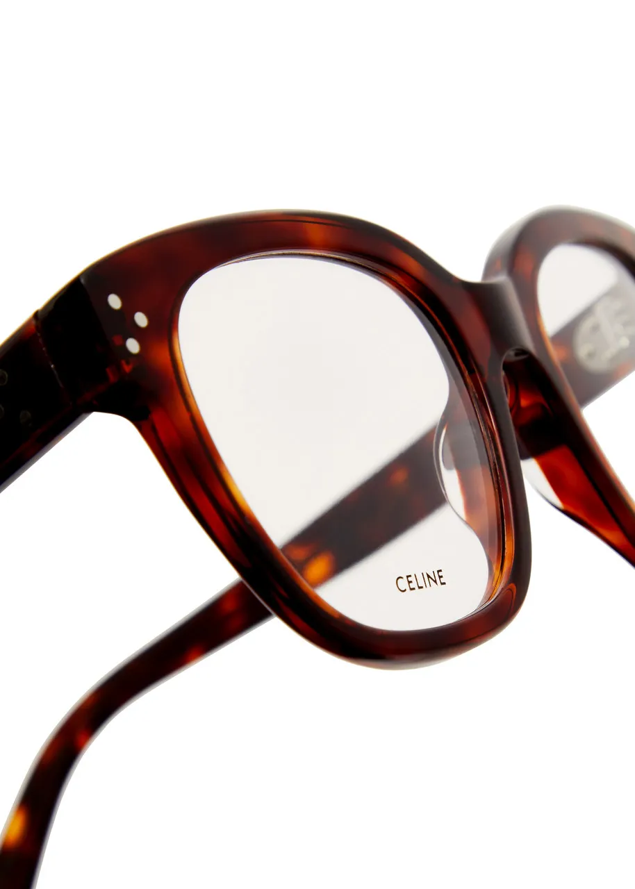 CELINE Square-frame optical glasses  -                         -                     -                