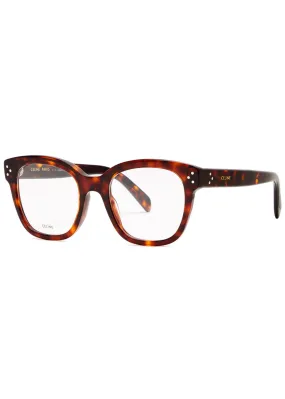 CELINE Square-frame optical glasses  -                         -                     -                