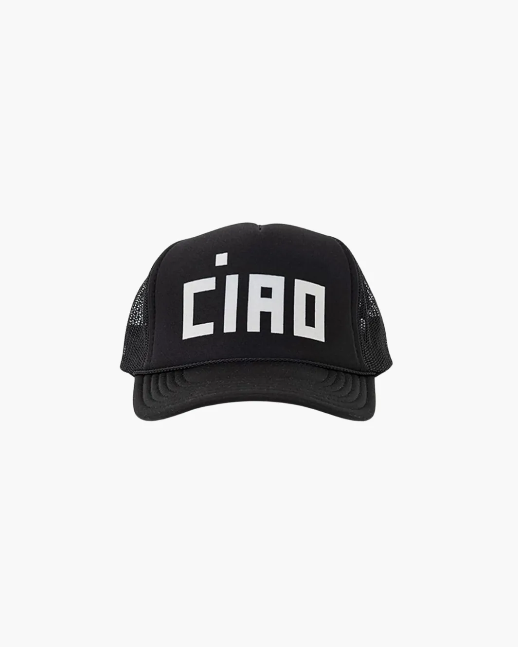 CIAO TRUCKER HAT IN BLACK