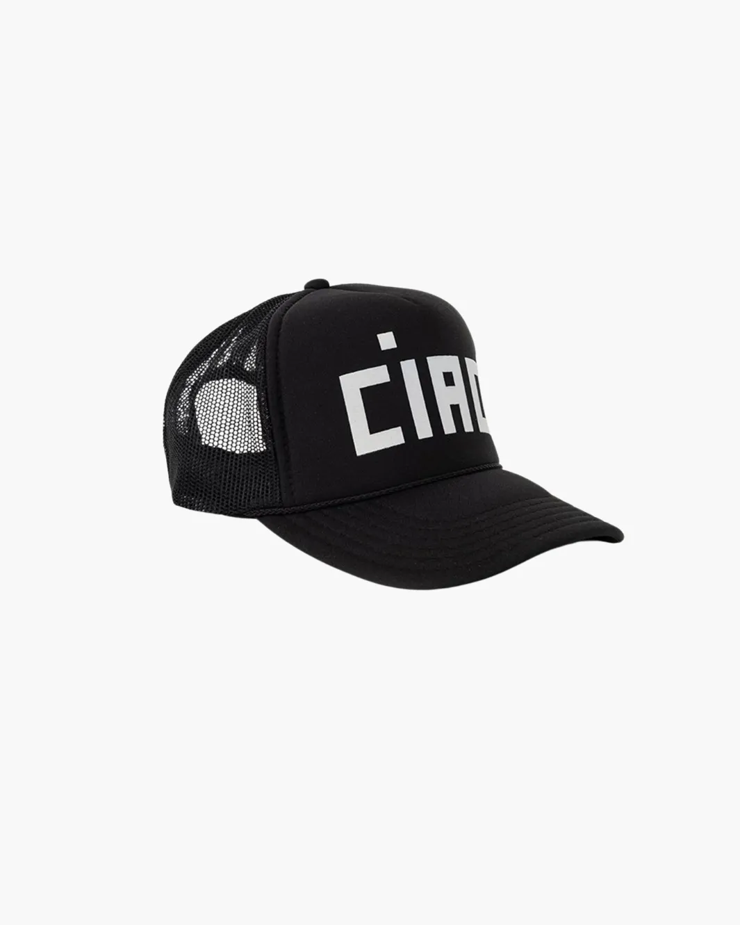 CIAO TRUCKER HAT IN BLACK