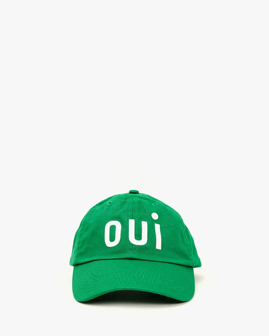 Clare V. Baseball Hat - Green Oui