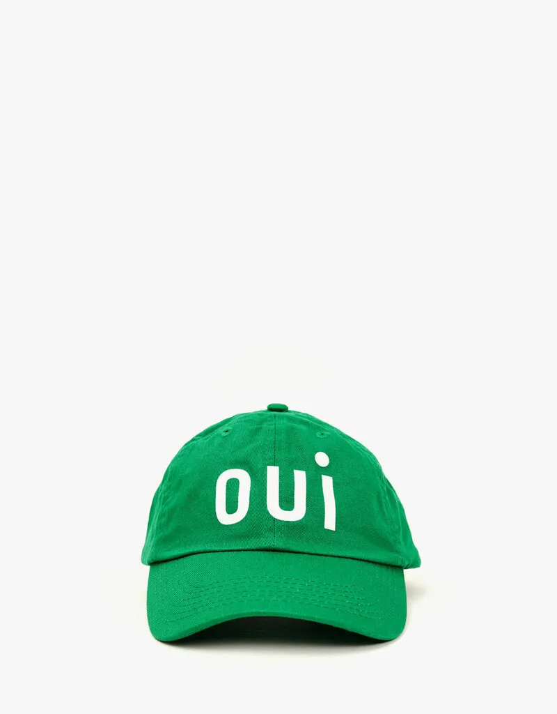 Clare V. Baseball Hat - Green Oui