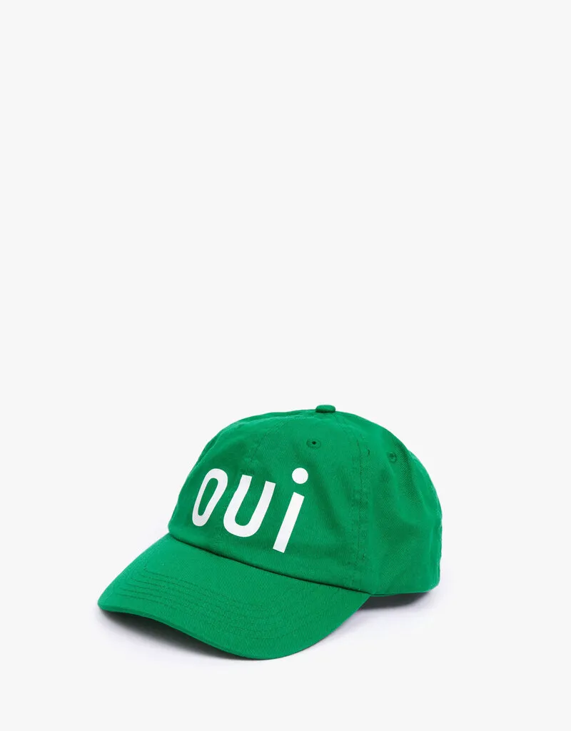 Clare V. Baseball Hat - Green Oui