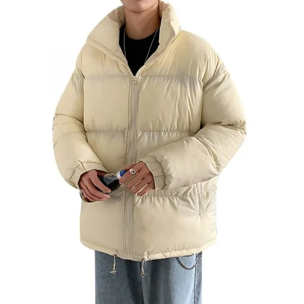 Classic high collar puffer coat unisex