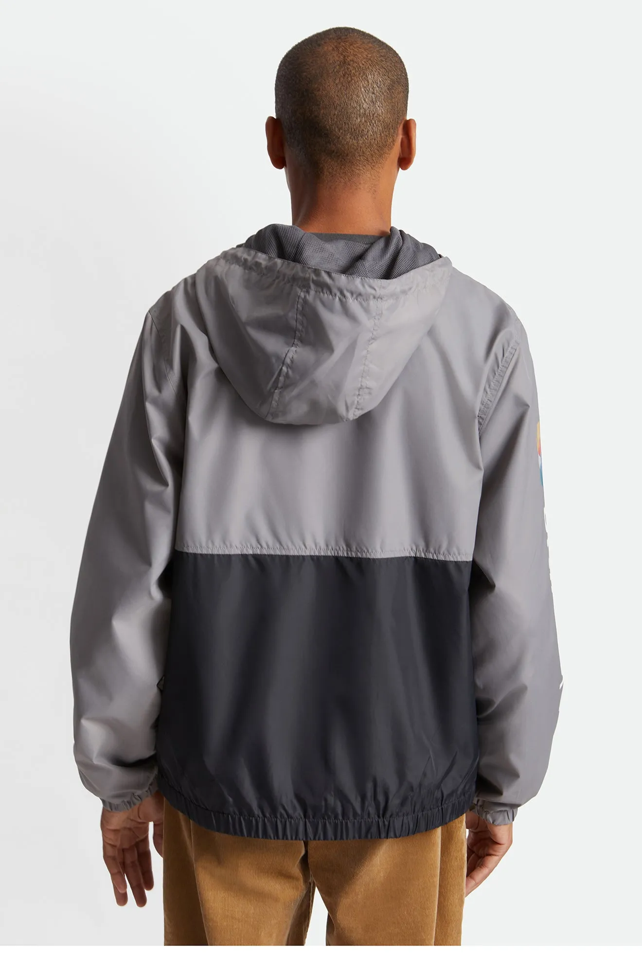 Claxton Alton Lightweight Zip Hood Jacket - Black/Grey