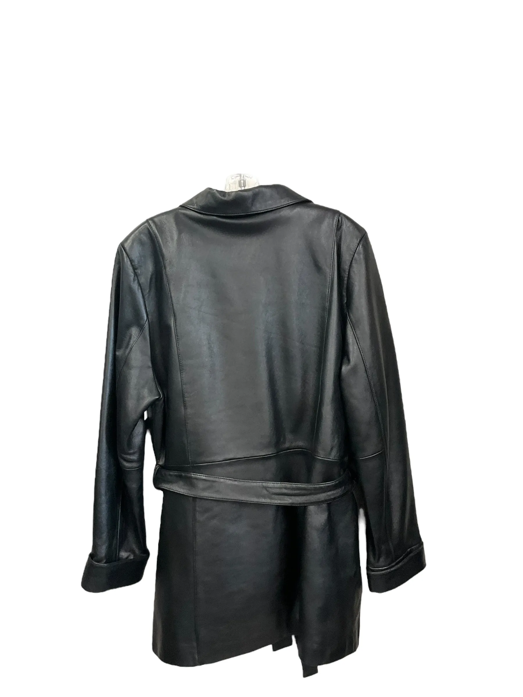 Coat Leather By Wilsons Leather In Black, Size: Xl