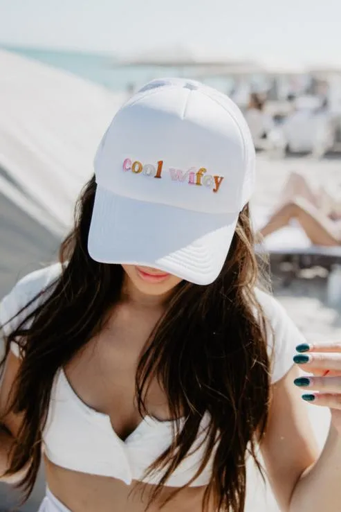 Cool Wifey Trucker Hat (White Foam)