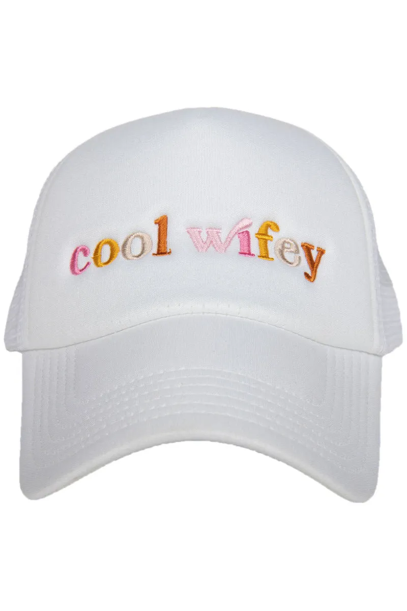 Cool Wifey Trucker Hat (White Foam)