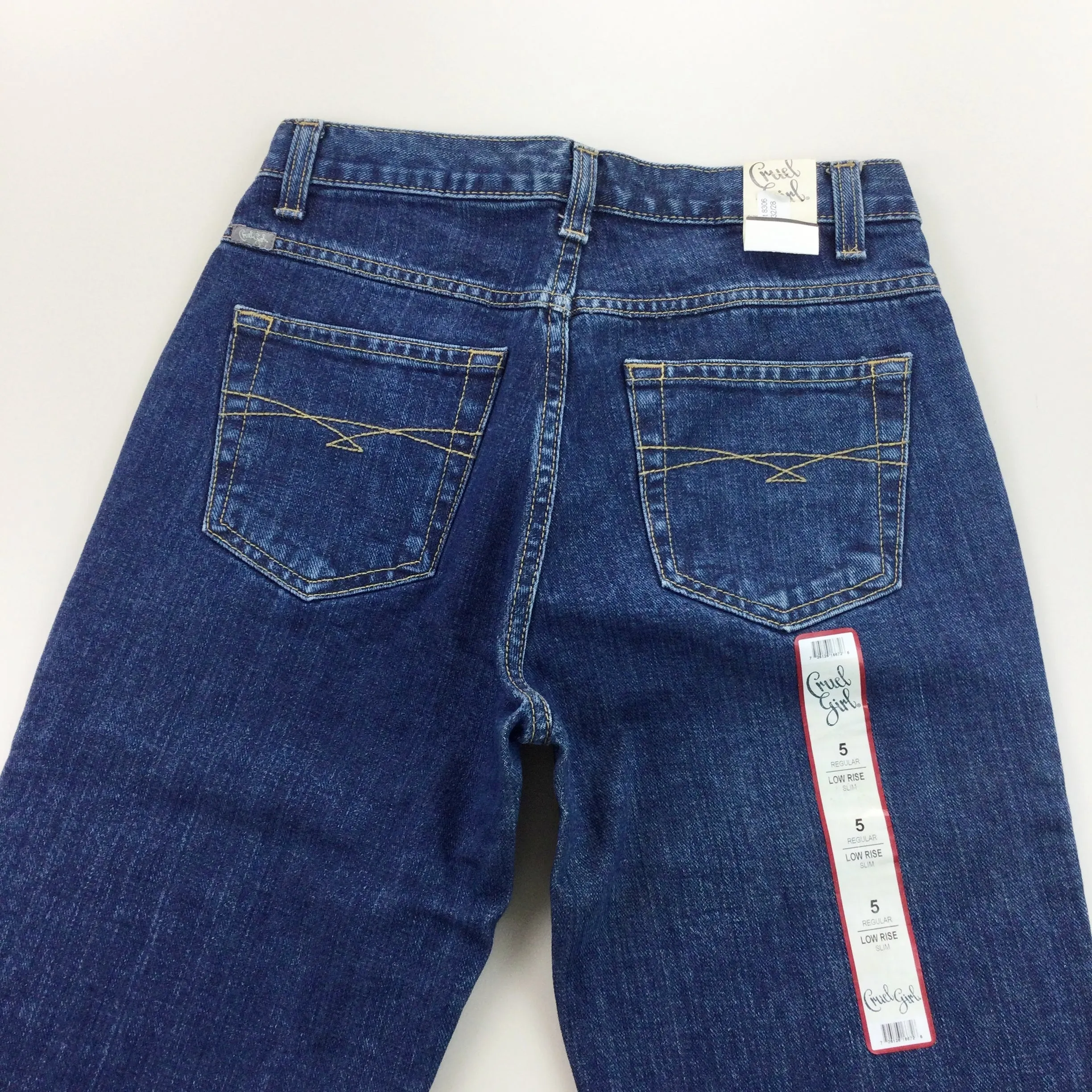 Cruel Girl Low Rise Slim Deadstock Jeans - W28 L32