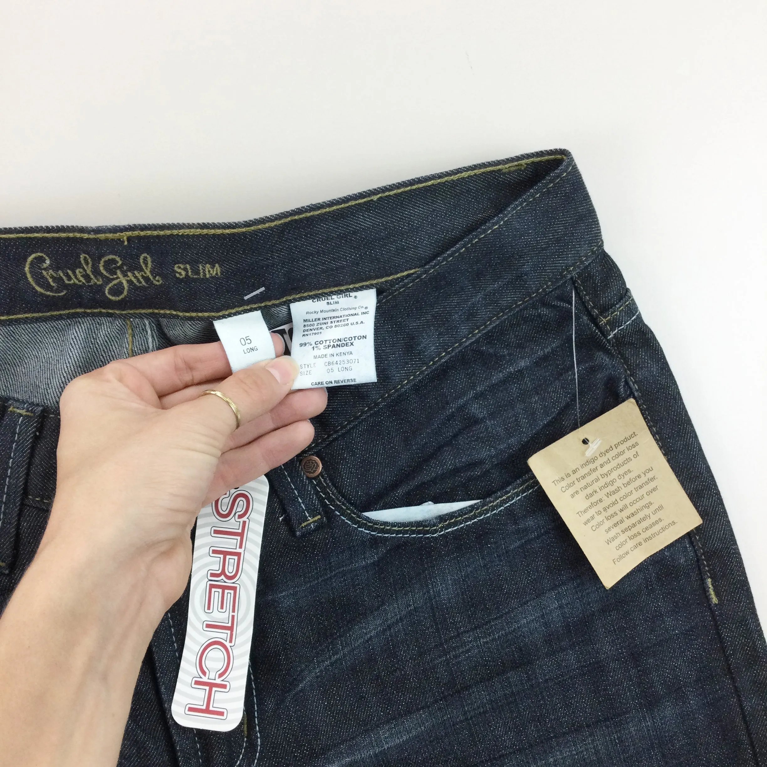 Cruel Girl Strech WILK 1526 Deadstock Jeans - W28 L34