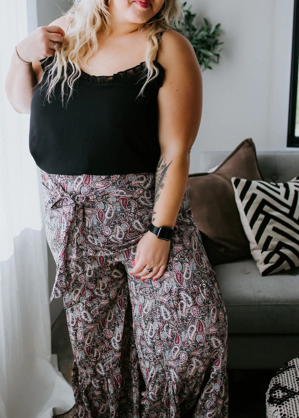 Curvy Britta Wide Leg Pant