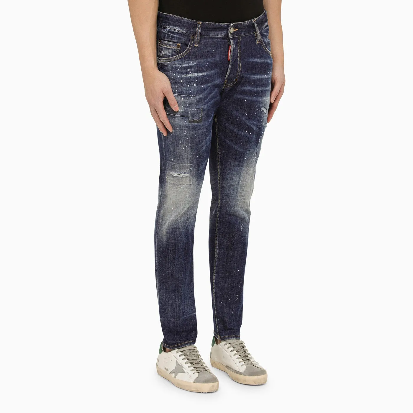 Dsquared2    Dsquared2 Denim Jeans Dark Toppa Wash Skater