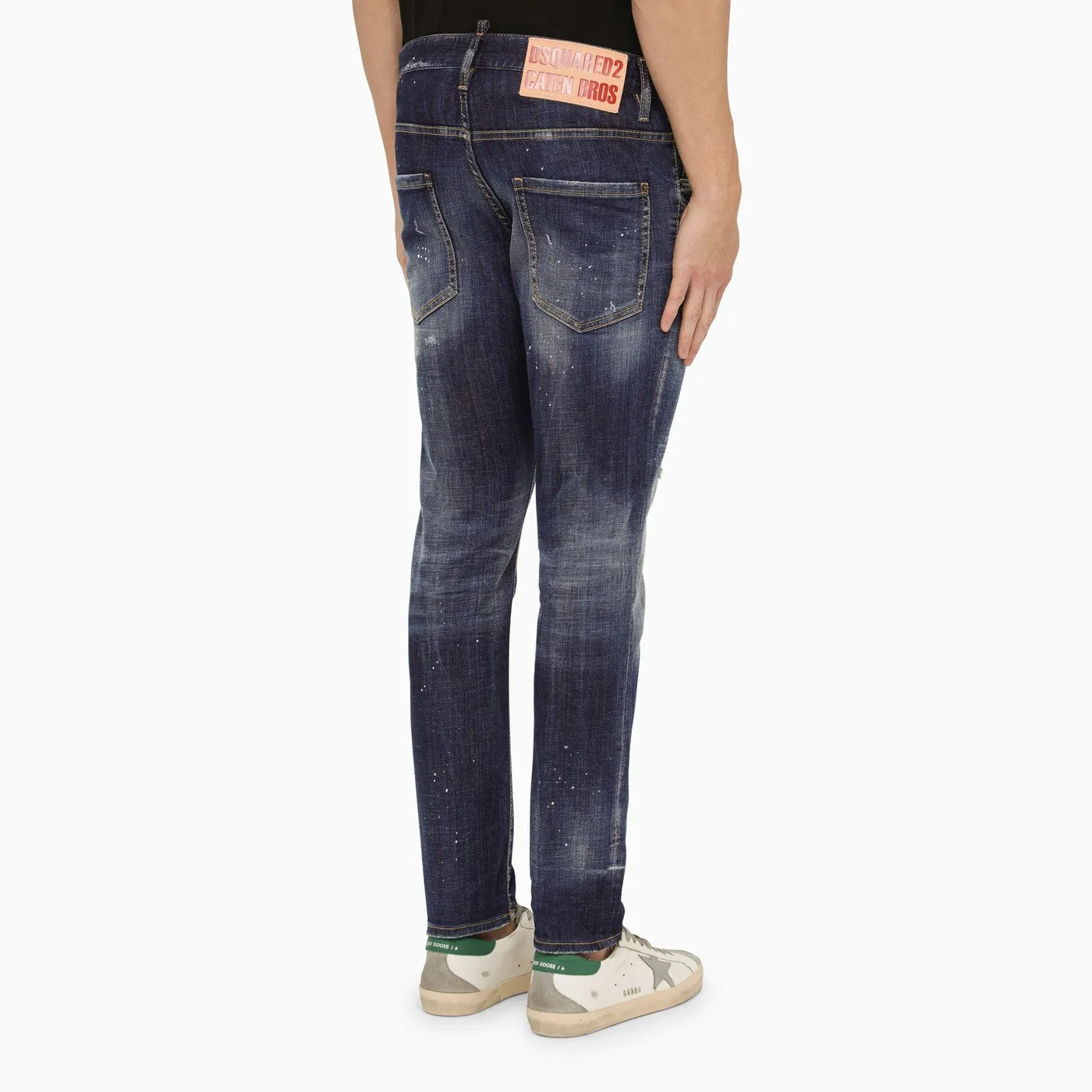 Dsquared2    Dsquared2 Denim Jeans Dark Toppa Wash Skater