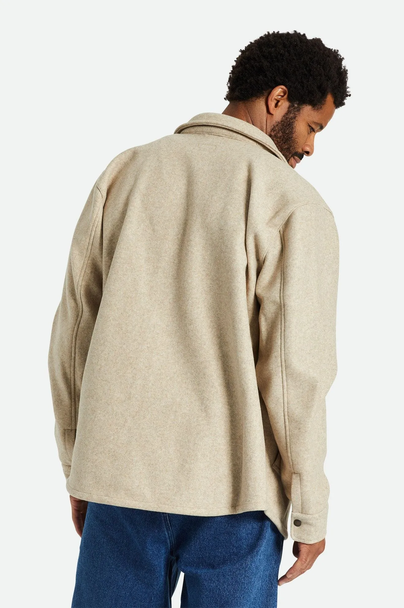 Durham Felted Stretch Jacket - Oatmeal