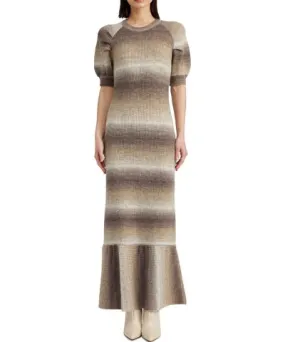 En Saison Women's Greer Striped Sweater Maxi Dress