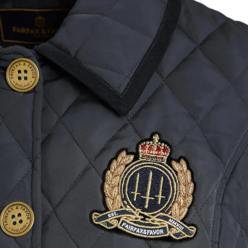 Fairfax and Favor Bella Ladies Quilted Jacket - Navy