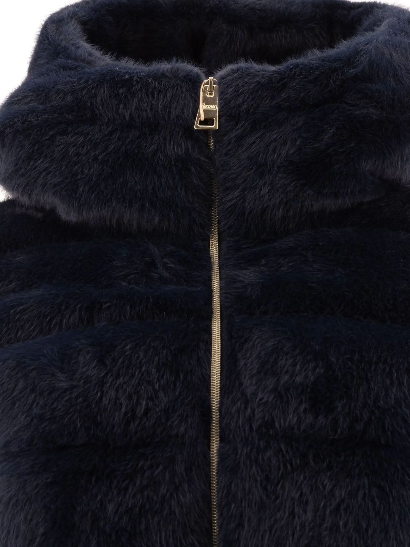 Faux Fur Down Coat Coats Blue