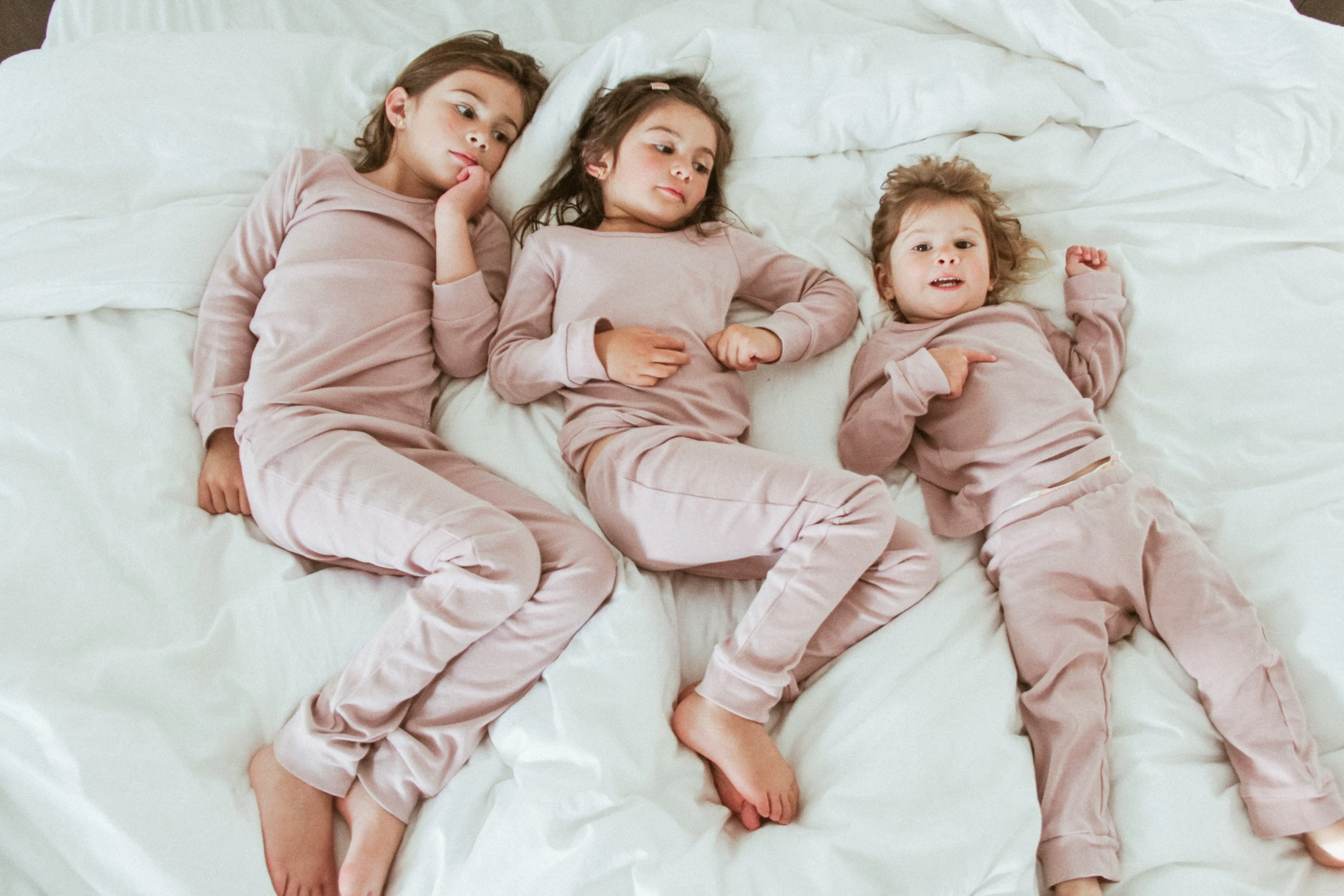 FINAL SALE - Organic Pajama Set -  MAUVE